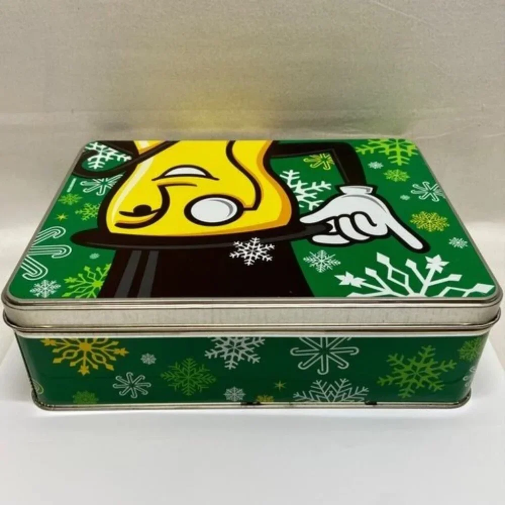 Vintage Mr. Peanut Planters Nuts Christmas Tin 9